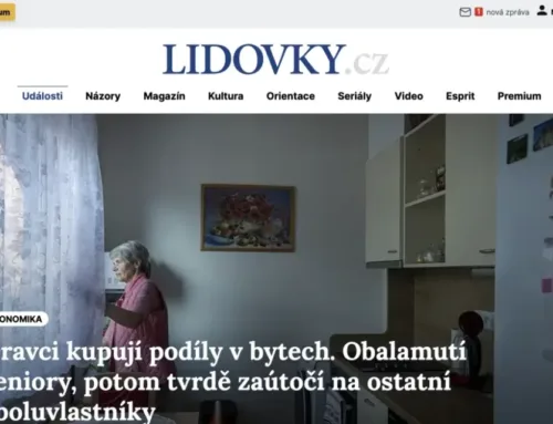 Dravci kupují podíly v bytech. Obalamutí seniory, potom tvrdě zaútočí na ostatní spoluvlastníky